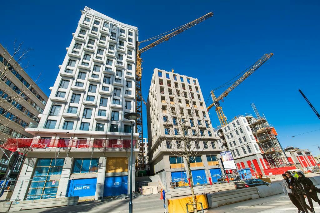 
Det kom enligt Hemnet ut 4 672 nyproducerade bostäder på marknaden under årets första kvartal, en ökning med 59 procent jämfört med motsvarande kvartal i fjol. Arkivbild.                                            