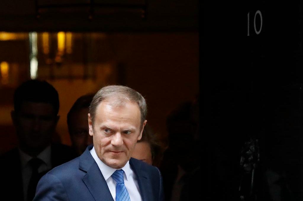 EU:s permanente rådsordförande Donald Tusk. Arkivbild. Foto: Frank Augstein/AP/TT
