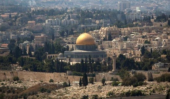 Klippmoskén på Tempelberget i östra Jerusalem. Arkivbild. Foto:
Sebastian Scheiner/AP/TT