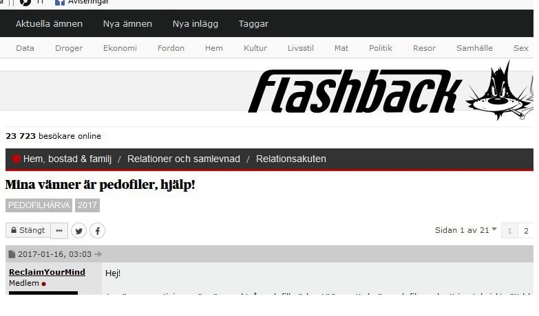 



Ett av offren på Flashback bad om hjälp för att få fast de två bröderna. Det lyckades då båda bröderna åkte fast för grova våldtäkter. Men nu har hovrätten sänkt deras straff. Foto: skärmdump                                                                                                                                                                                