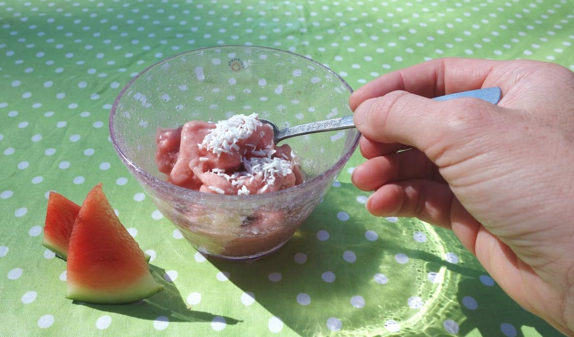 




Vattenmelon och kokos är gott ihop. Foto: Eva Sagerfors                                                                                                                                                                                                                                