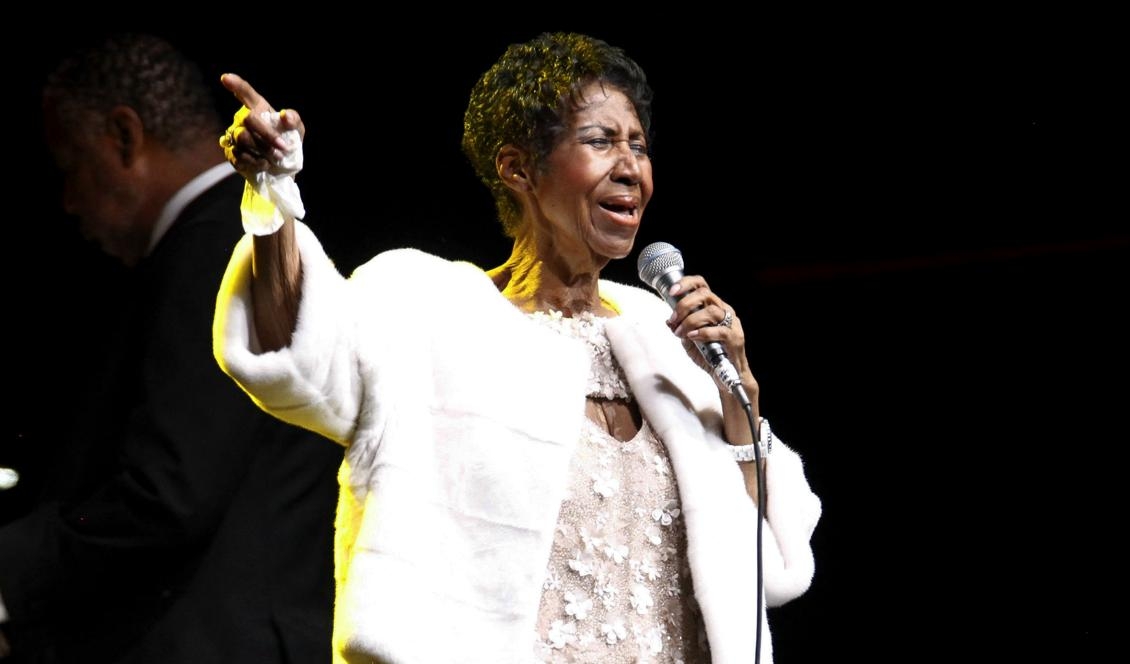 Aretha Franklin. Foto: Andy Kropa/AP/TT-arkivbild