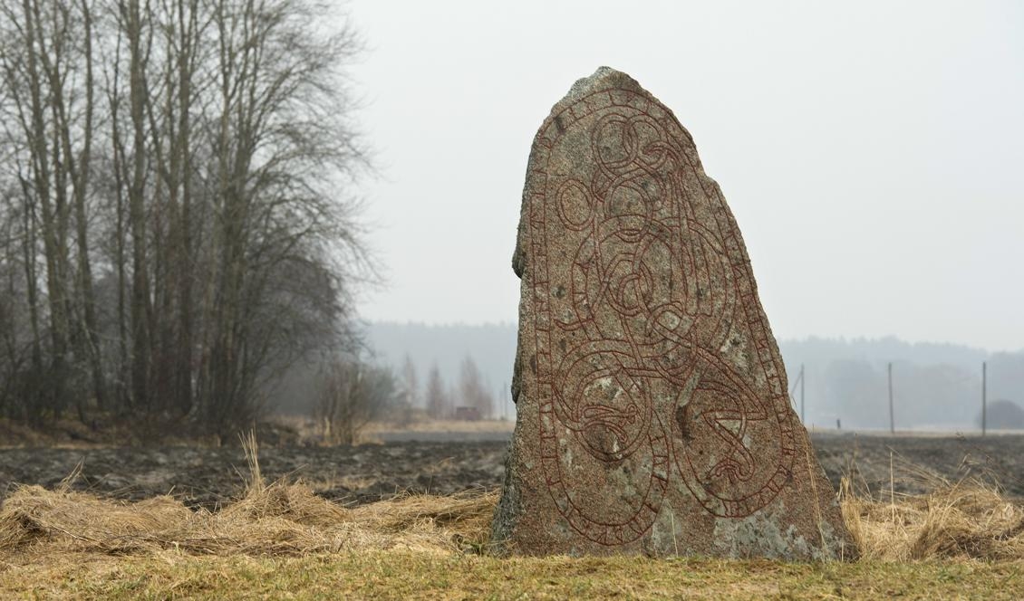 En helt annan runsten. Foto: Fredrik Sandberg/TT-arkivbild