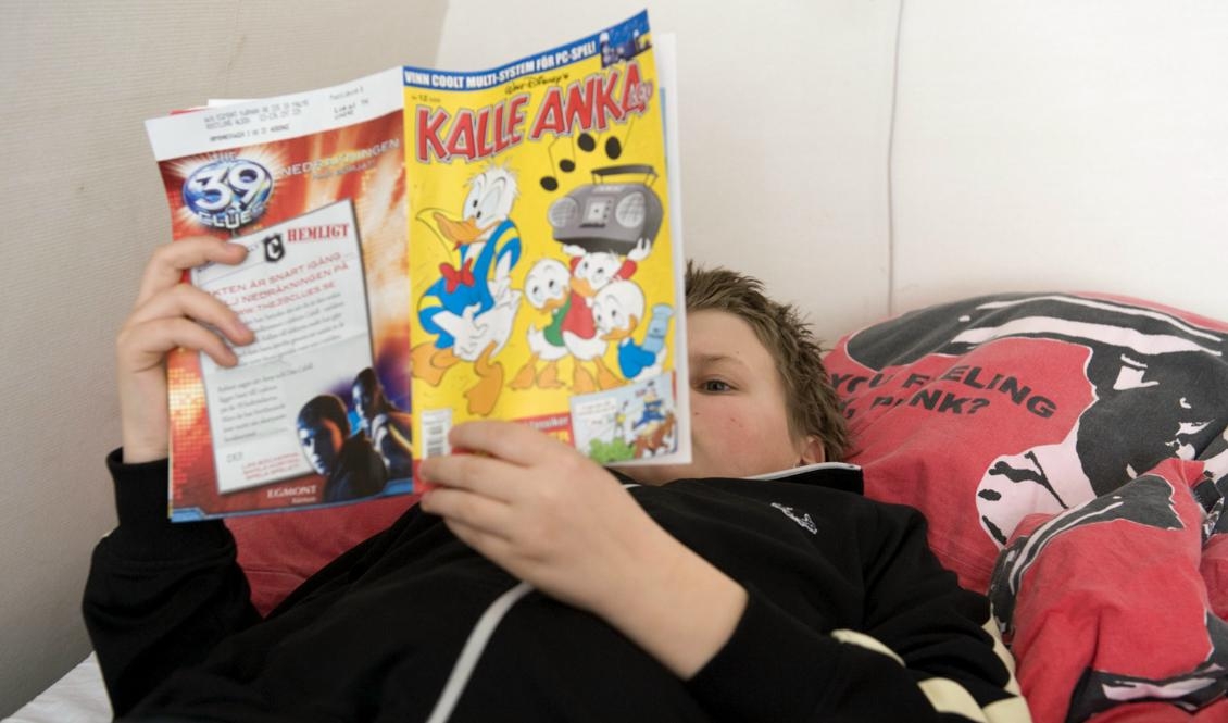 Kalle Anka & Co ges ut varje vecka och firar 70-årsjubileum. Foto: Henrik Montgomery/TT-arkivbild
