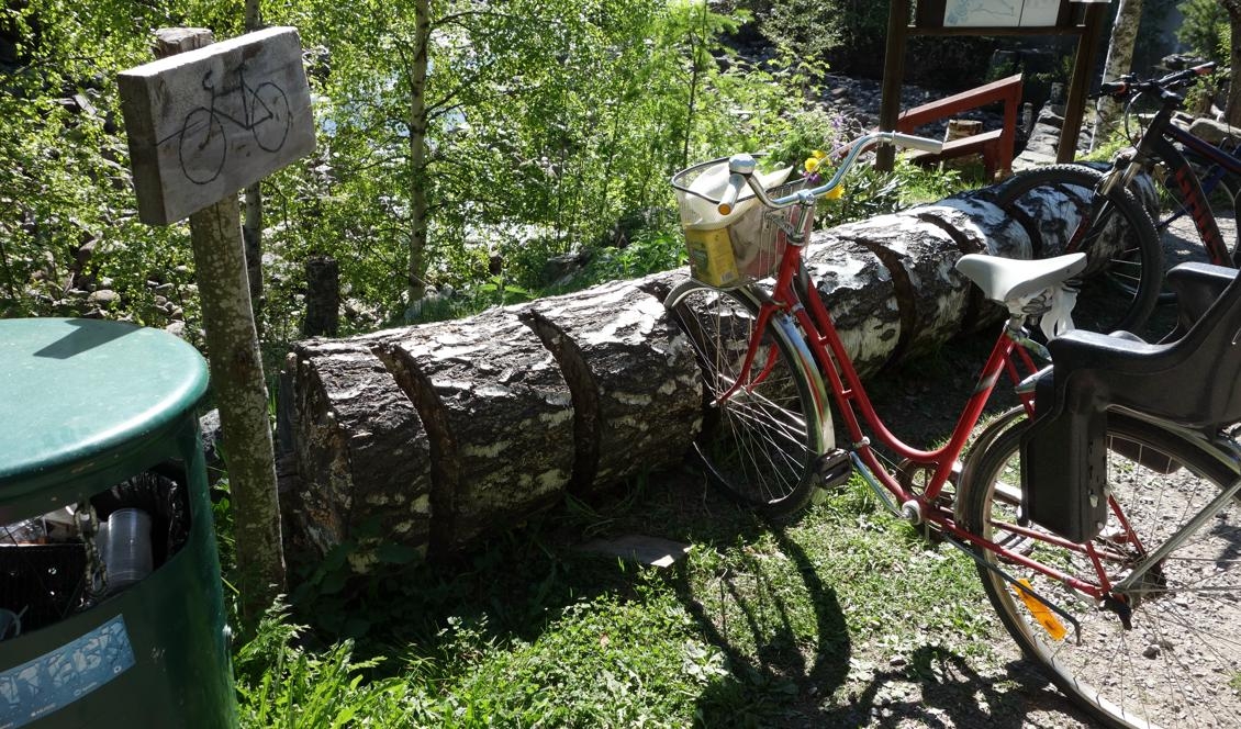 




Vid vissa kontroller finns det fina cykelparkeringar. Foto: Eva Sagerfors                                                                                                                                                                                                                            