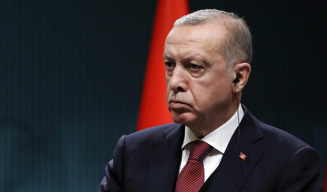 Turkiets president Recep Tayyip Erdogan på en presskonfrens i Ankara den 3 januari. Foto: Burhan Ozbilici/AP/TT