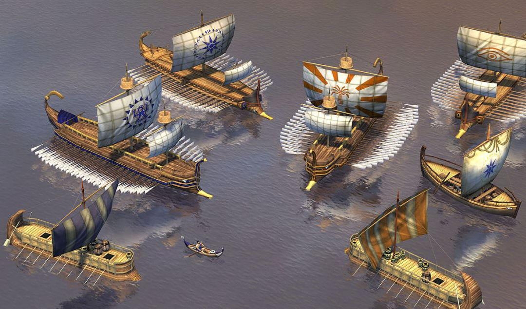 
Kartagiska triremer. Bild: wildfiregames.com/CC-BY-SA 2.0                                                