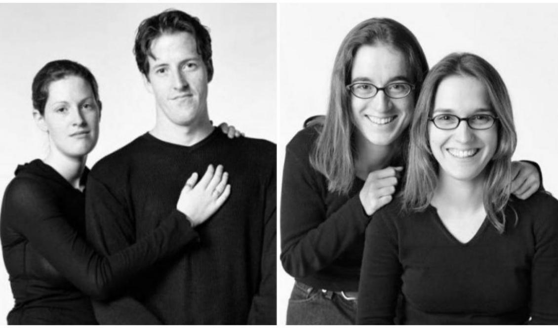 




Sarah Fournier och Alan Madill (vänster) och Edith Préfontaine and Stéfanie Tremblay (höger) är några av de dubbelgångarpar  som François Brunelle har mött. Foto: François Brunelle                                                                                                                                                                                                                                                