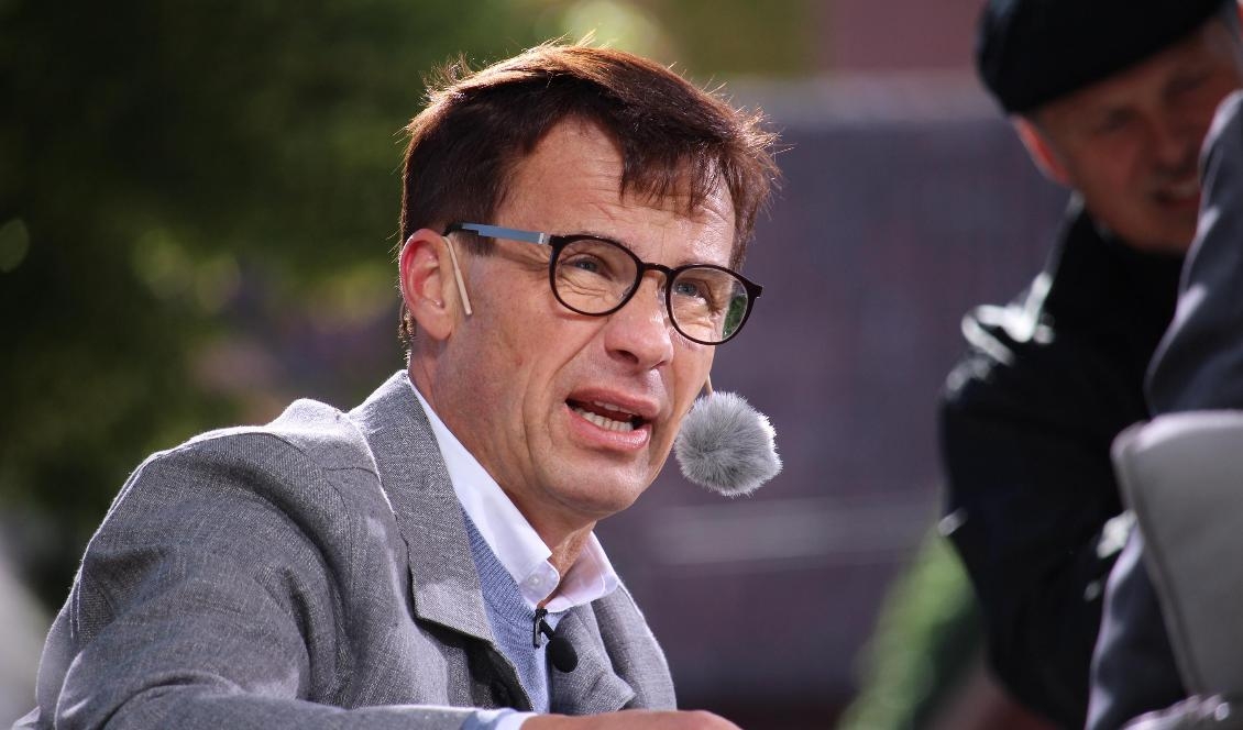 Det går dåligt för Ulf Kristerssons parti, Moderaterna, i opinionen. Foto: Susanne W Lamm/Epoch Times-arkivbild