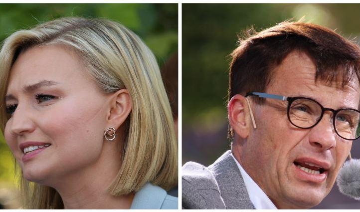 KD tappar och M ökar i opinionen. Foto: Epoch Times