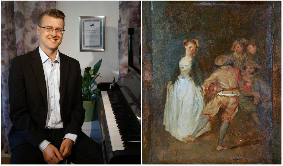 





Konsertpianisten Henrik Kilhamn/ Pastoral dans, målning av Jean-Antoine Watteau 1721.                                                                                                                                                                                                                                                                                                