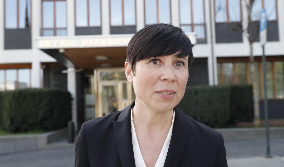 Norges utrikesminister Ine Eriksen Søreide. Foto: Terje Bendiksby/NTB Scanpix/TT-arkivbild