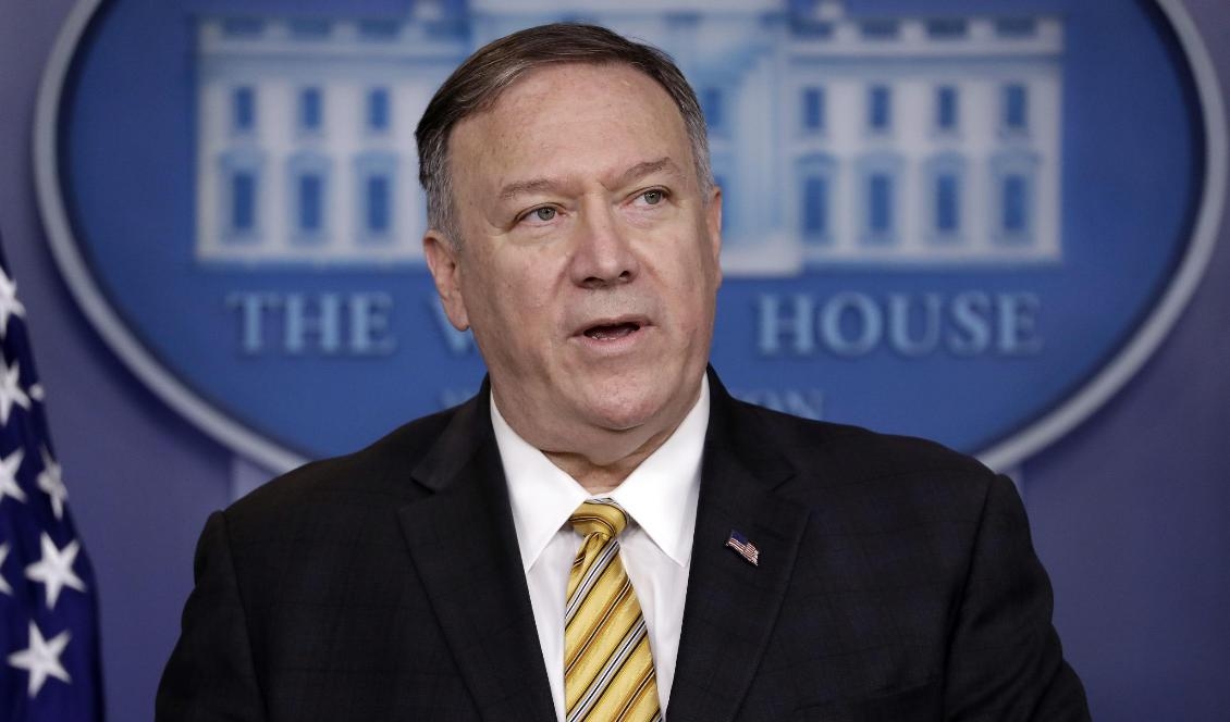 USA:s utrikesminister Mike Pompeo. Foto: Evan Vucci/AP/TT-arkivbild