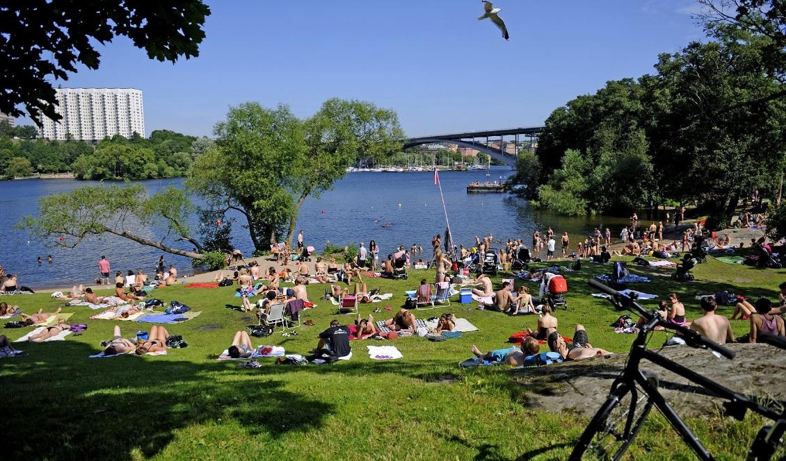 Sommarvärmen återvänder till helgen. Foto: Erik Mårtensson/TT-arkivbild