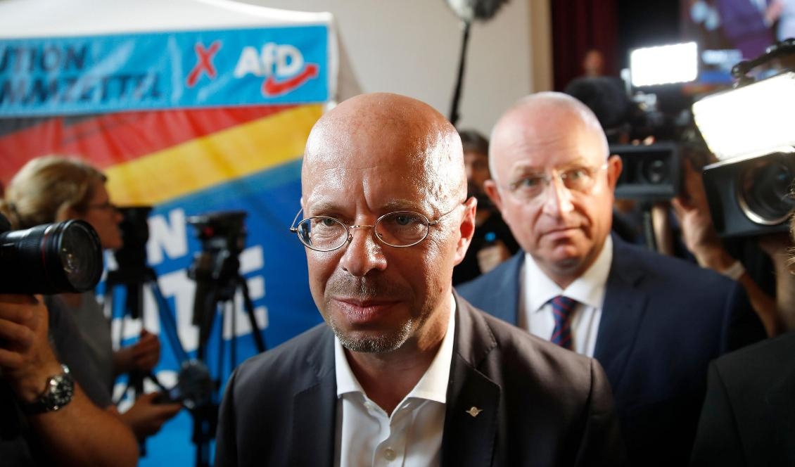 
Andreas Kalbitz, toppkandidat för Alternativ för Tyskland (AfD) i delstaten Brandenburg. Foto: Odd Andersen/AFP/Getty Images                                                