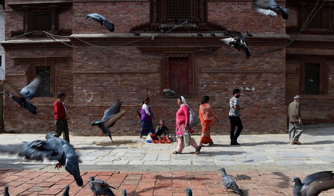 

Basantapur Durbar-torget i Kathmandu i Nepal den 22 augusti 2019. Foto: Prakash Mathema/AFP via Getty Images                                                                                                
