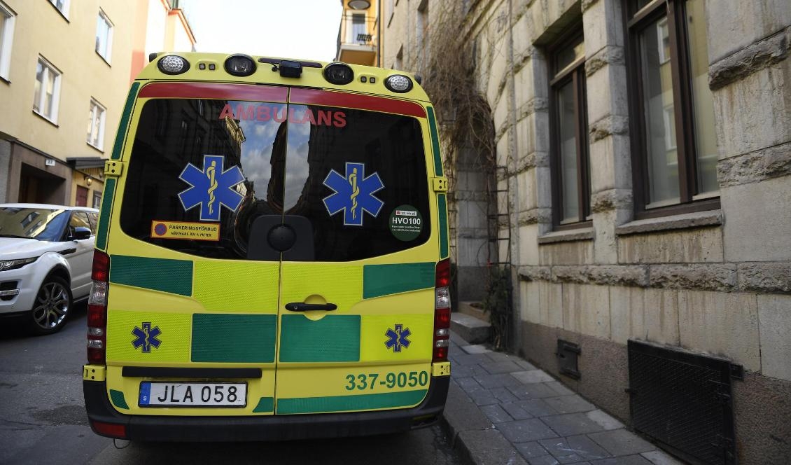 Två personer greps, misstänkta för människorov, under natten till måndag. Två andra personer fördes till sjukhus. Foto: Ali Lorestani/TT