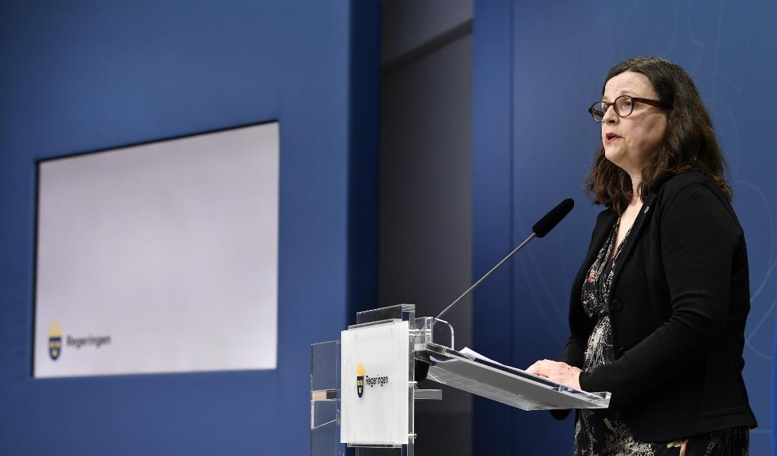 
Utbildningsminister Anna Ekström (S). Foto: Henrik Montgomery/TT                                                