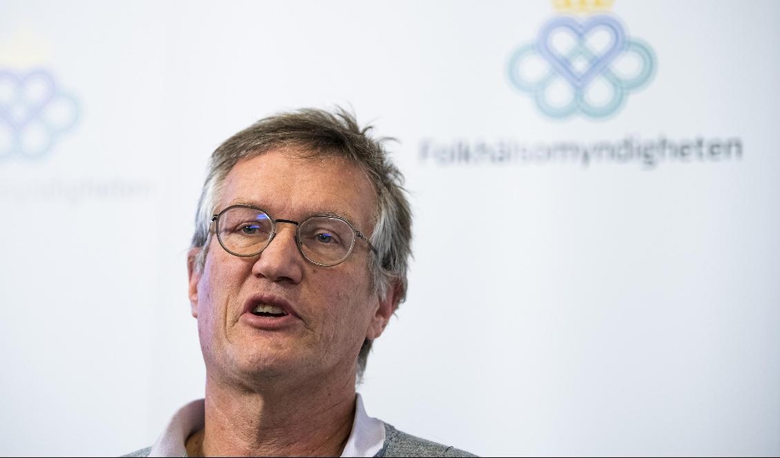 


Statsepidemiolog Anders Tegnell. Bilden är från en presskonferens som hölls den 12 mars 2020 i Solna. Foto: Jonathan Nackstrand/AFP via Getty Images                                                                                                                                                