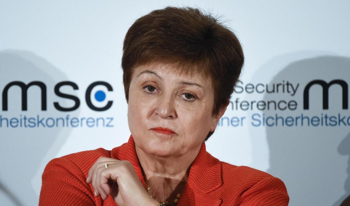 Kristalina Georgieva, vd för Internationella valutafonden (IMF). Foto: Jens Meyer/AP/TT-arkivbild