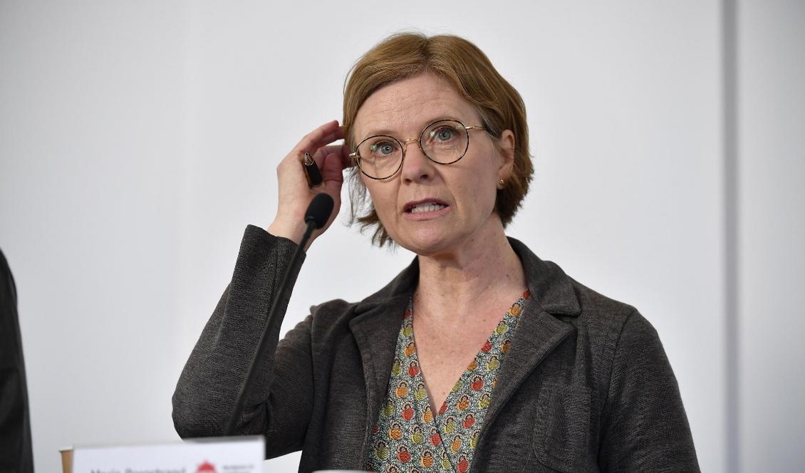 Maria Bergstrand vid Myndigheten för samhällsskydd och beredskap. Foto: Henrik Montgomery/TT