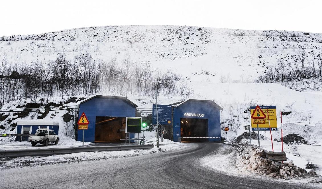 Seismiska aktiviteter fick LKAB att avbryta arbetet i Kiruna. Foto: Karin Wesslén/TT-arkivbild