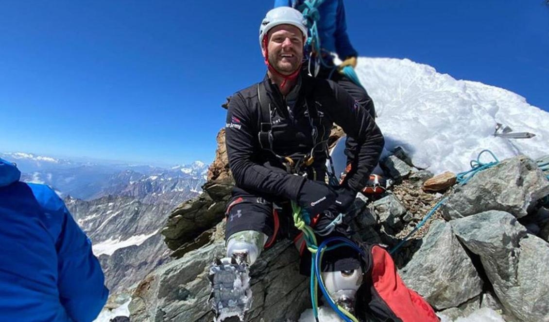 







Neil Heritage på toppen av Matterhorn, Schweiz, den 7 augusti 2020. Foto: Med tillstånd                                                                                                                                                                                                                                                                                                                                                                