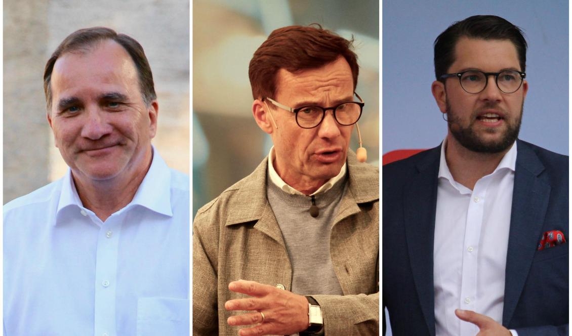 

Socialdemokraterna, Moderaterna och Sverigedemokraterna tappar i opinion. Foto: Epoch Times                                                                                        