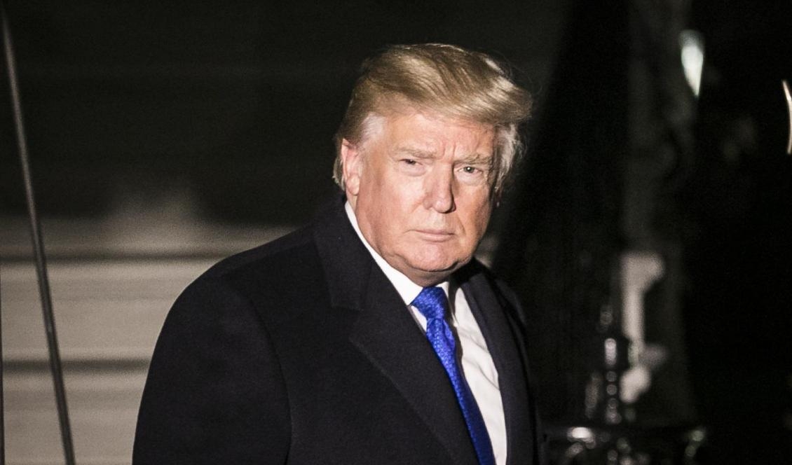 USA:s president, Donald Trump, vid Vita huset i Washington D.C. den 24 januari 2018. Foto: Samira Bouaou/Epoch Times. Arkivbild.