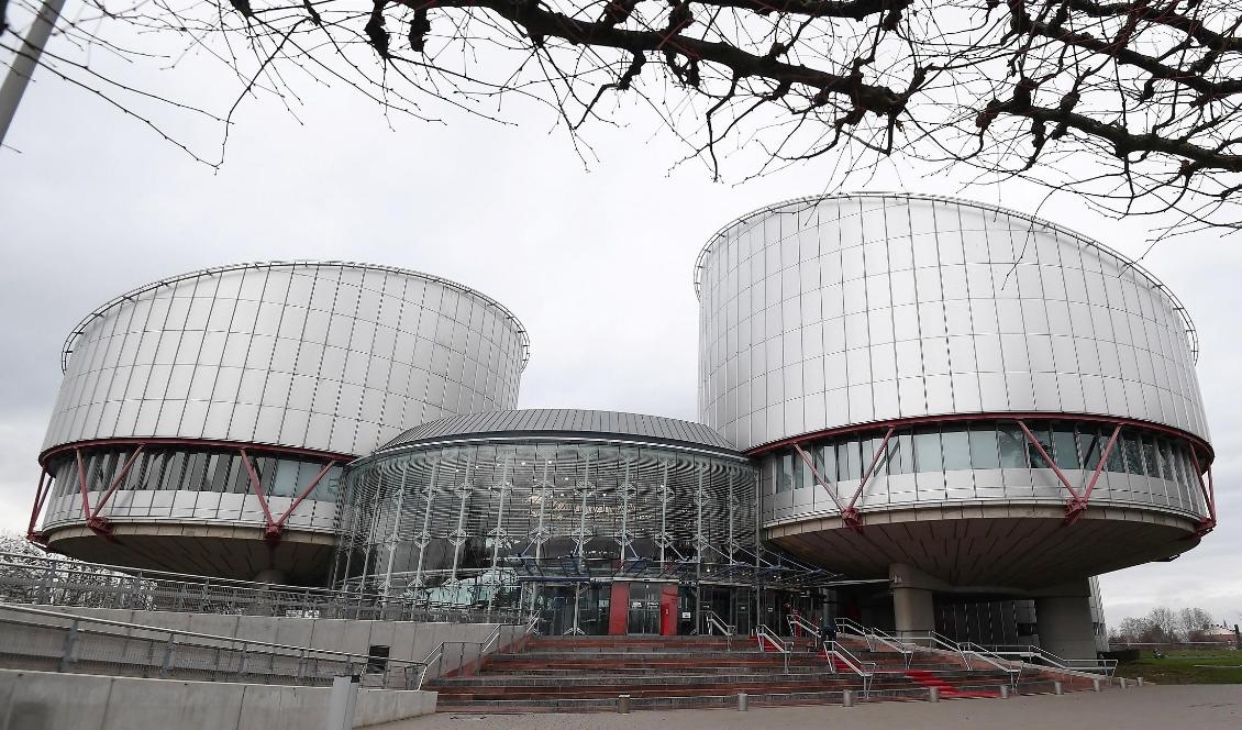 Europadomstolen i Strasbourg i östra Frankrike. Foto: Frederick Florin/AFP via Getty Images