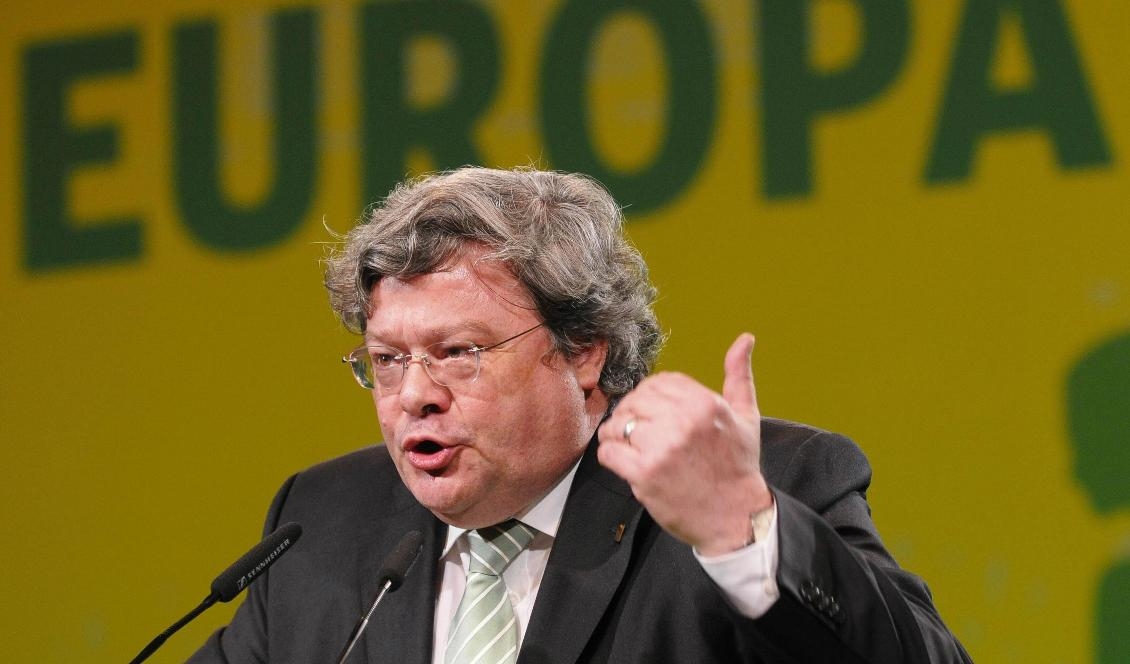 
Reinhard Bütikofer, ordförande för EU-parlamentets Kinadelegation och kritiker till Pekings behandling av Hongkong och interneringen av uigurer i arbetsläger. Bütikofer är en av de parlamentariker som utsatts för sanktioner. 
Foto: Henning Kaiser/DDP/AFP via Getty Images                                            