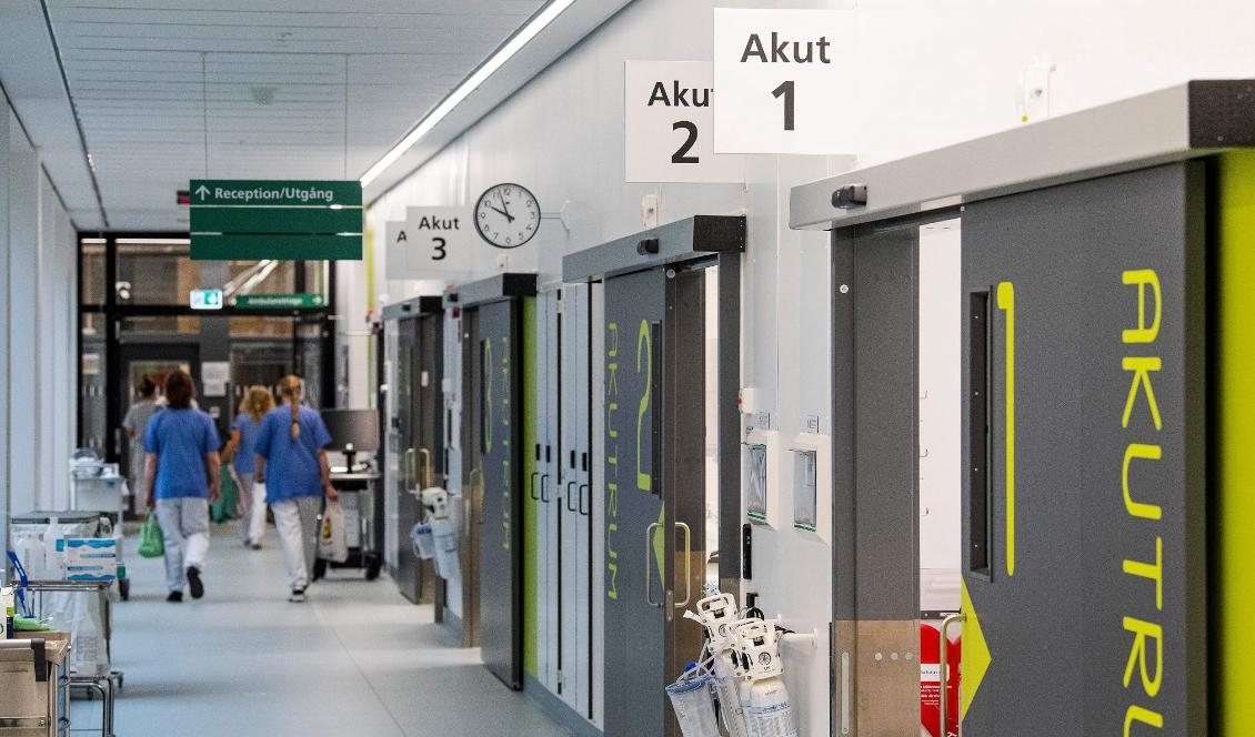 
Intensivvårdsavdeldningen på Danderyds sjukhus. Foto: Jonathan Nackstrand/AFP via Getty Images                                            