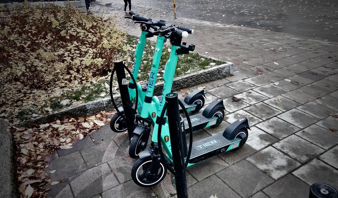I år har det skett över 1 000 olyckor med elsparkcykel. Foto: Epoch Times