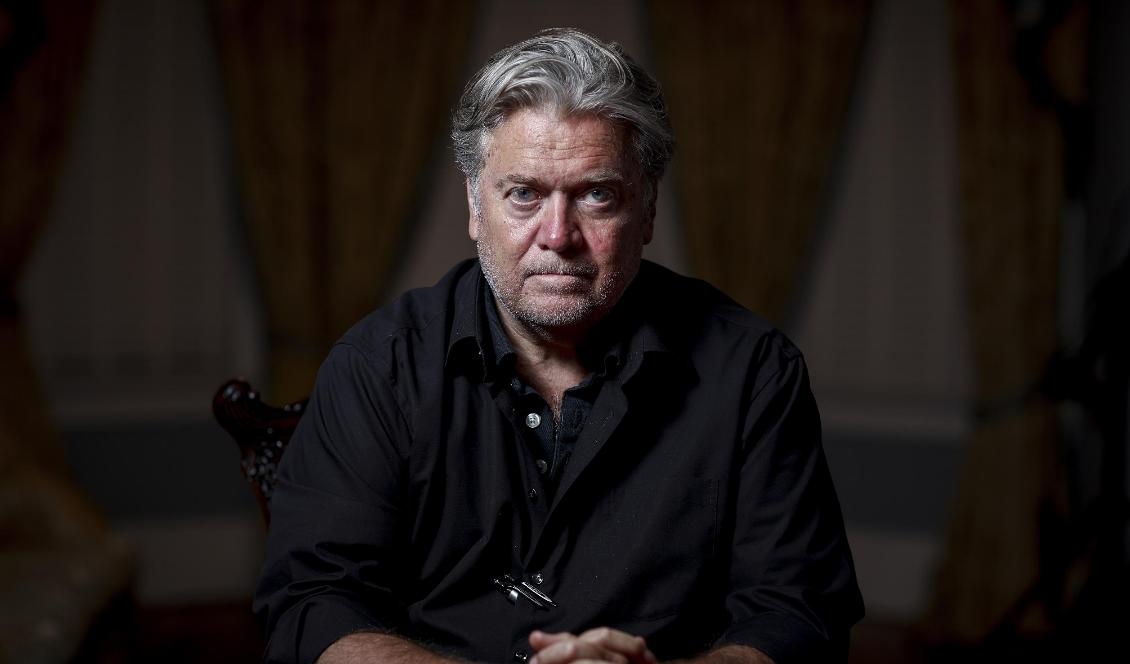 


Steve Bannon, tidigare chefsstrateg i Vita huset för Donald Trumpadministrationen. Foto: Samira Bouaou                                                                                                                                    