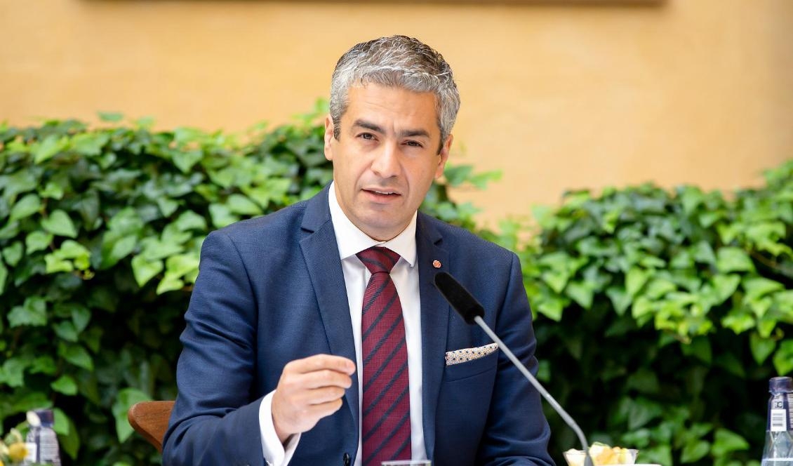 

Energiminister Khashayar Farmanbar (S). Foto: Magnus Liljegren/Regeringskansliet                                                                                        