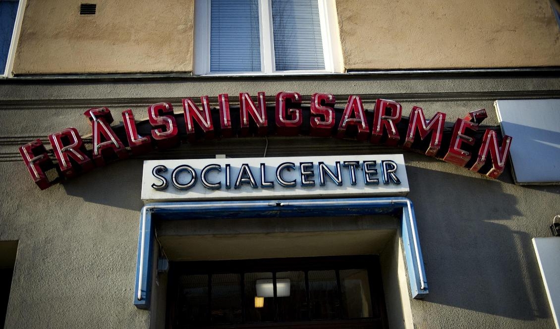 Frälsningsarmén i Sverige märker av en kraftig ökning av hjälpsökande människor som inte längre har pengar till exempelvis mat, hyra och elräkningar. Foto: Jens L´Estrade/SCANPIX/TT