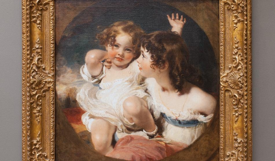 Porträtt av två flickor som förkroppsligar barndomens oförställda och sprudlande glädje med lysande entusiasm. The Calmady Children, 1823, av Sir Thomas Lawrence. Metropolitan Museum of Art, New York. Foto: Public Domain