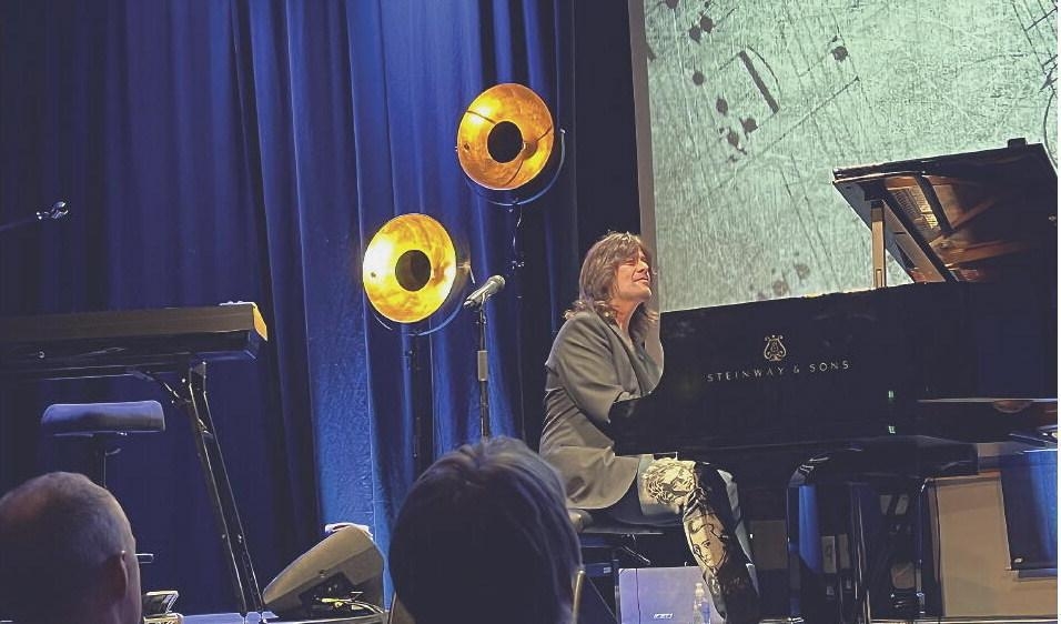 Robert Wells i den variationsrika och smakfulla konserten Wells vid flygeln, vid Musikhögskolan Ingesund. Foto: Kristina I. Kleinert