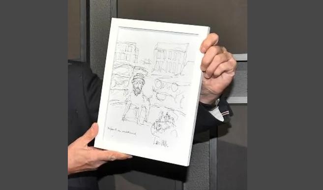 Lars Vilks rondellhund har upprört miljoner muslimer. "Vi kan inte förstå varandra. Det är det vi måste förstå" skriver Adamson- Foto: Public Domain