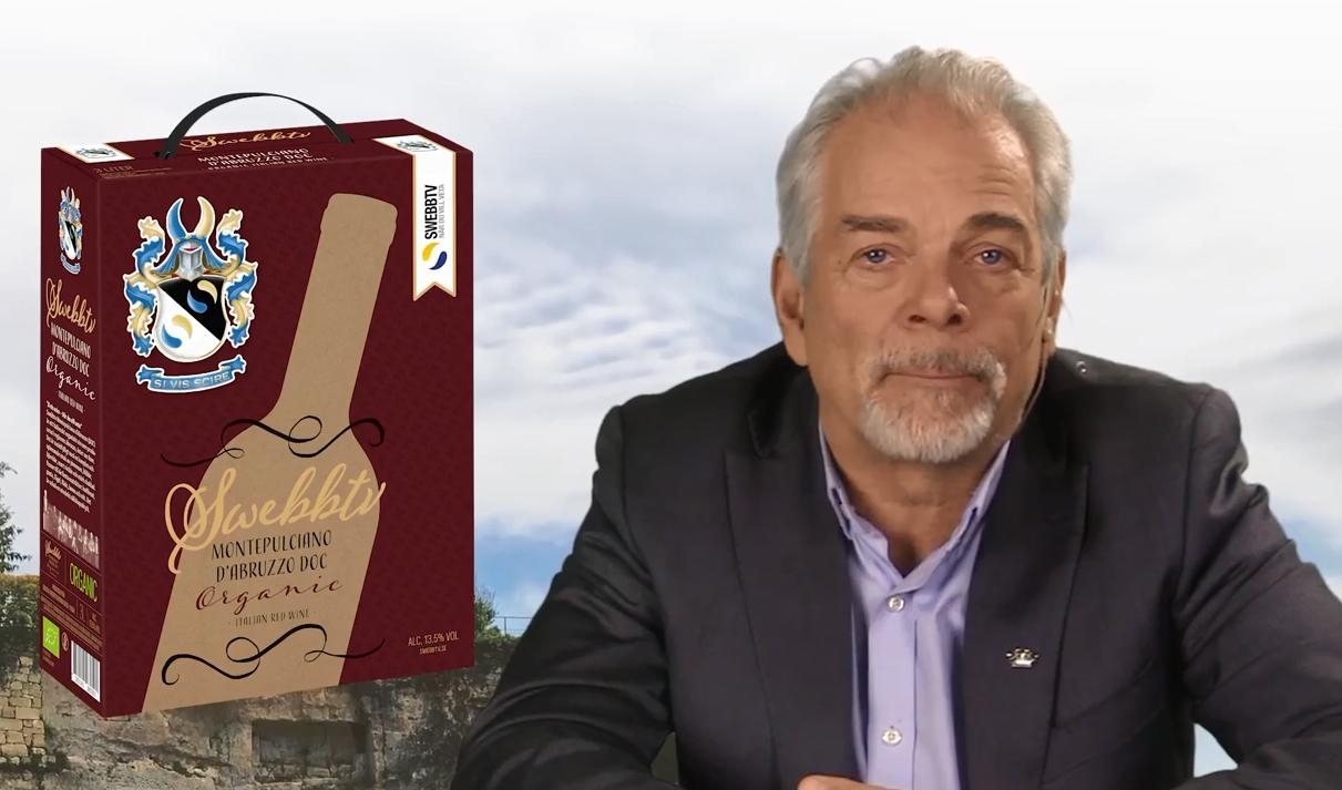 SwebbTV-vinet kommer kunna beställas på Systembolagets internetportal från och med den 10 maj. Foto: Youtube / SwebbTV / skärmdump