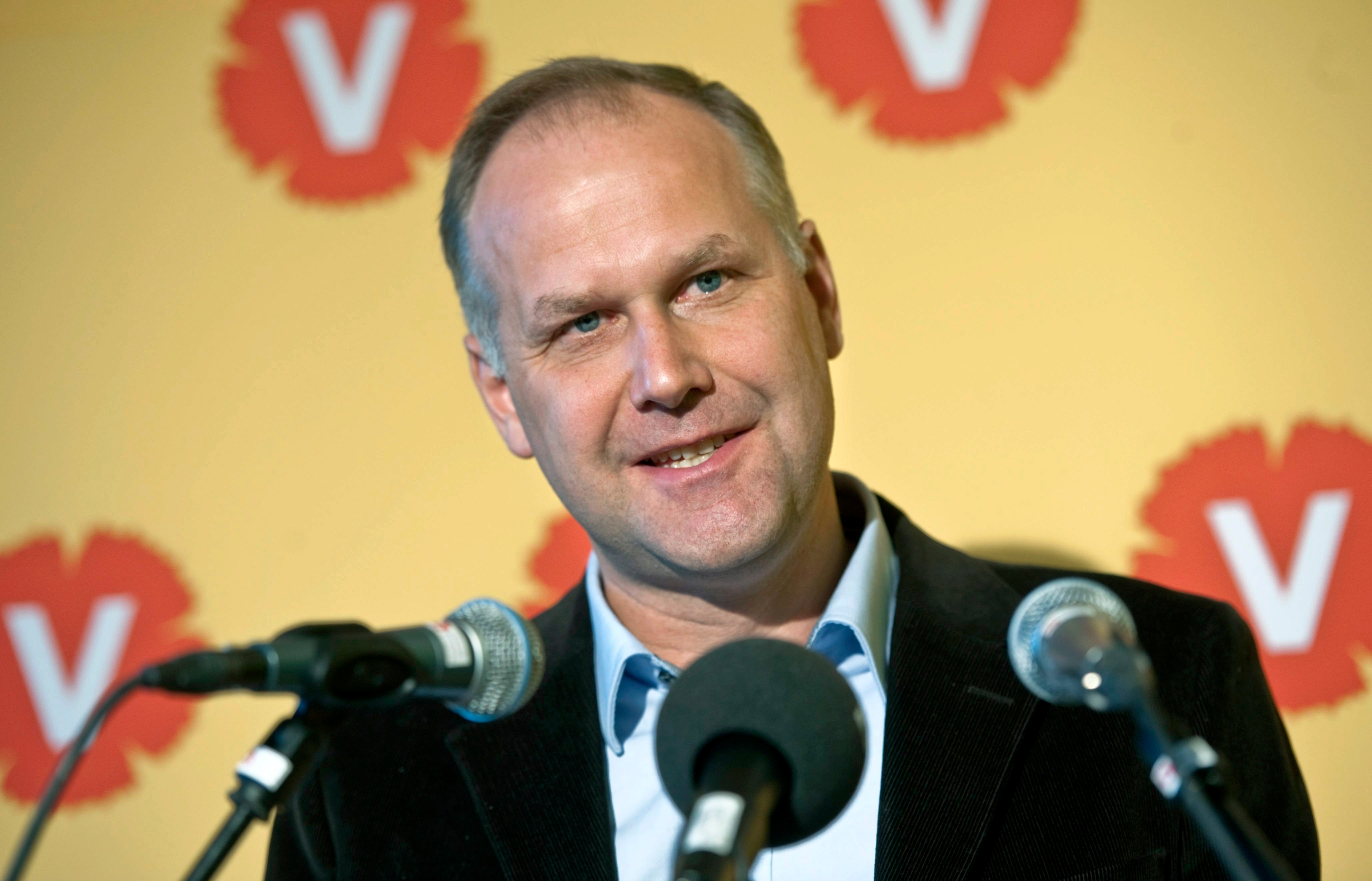 Jonas Sjöstedt finns med på Vänsterpartiets lista i EU-valet i sommar. Foto: Fredrik Sandberg/AFP via Getty Images