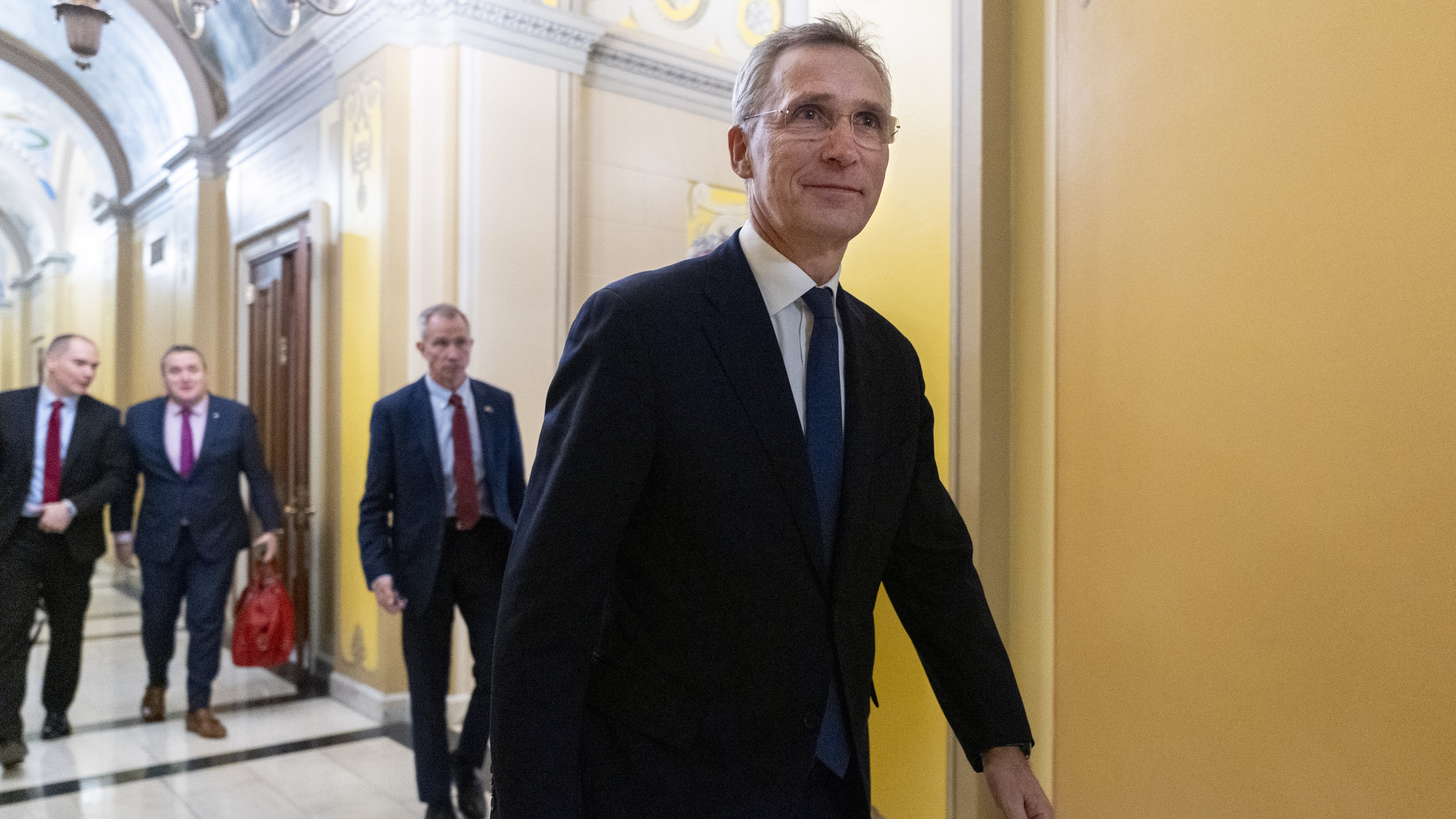 Natos avgående generalsekreterare Jens Stoltenberg under ett besök i USA nyligen. Arkivfoto. Foto: Jacquelyn Martin/AP