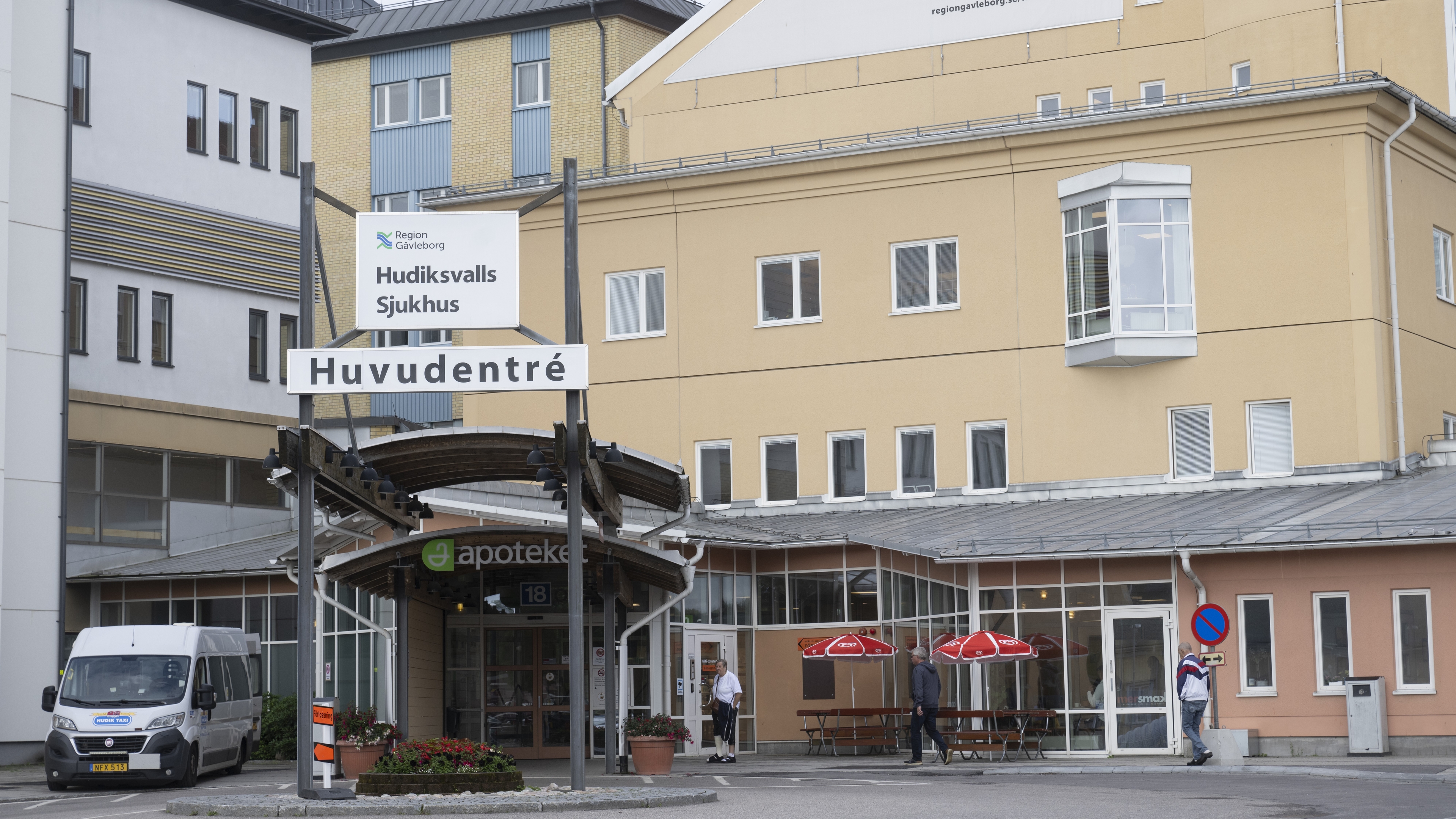 Familjen fördes till sjukhuset i Hudiksvall där fyraåringen avled. Arkivbild. Foto: Fredrik Sandberg/TT