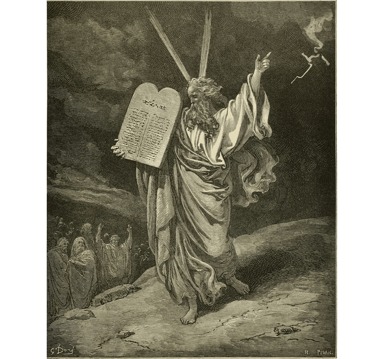 Arons bror Moses med lagens tavlor, som sedan Aron och hans söner fick ansvara för. Ett exempel på ansvarskultur som saknats inom svensk energipolitik.