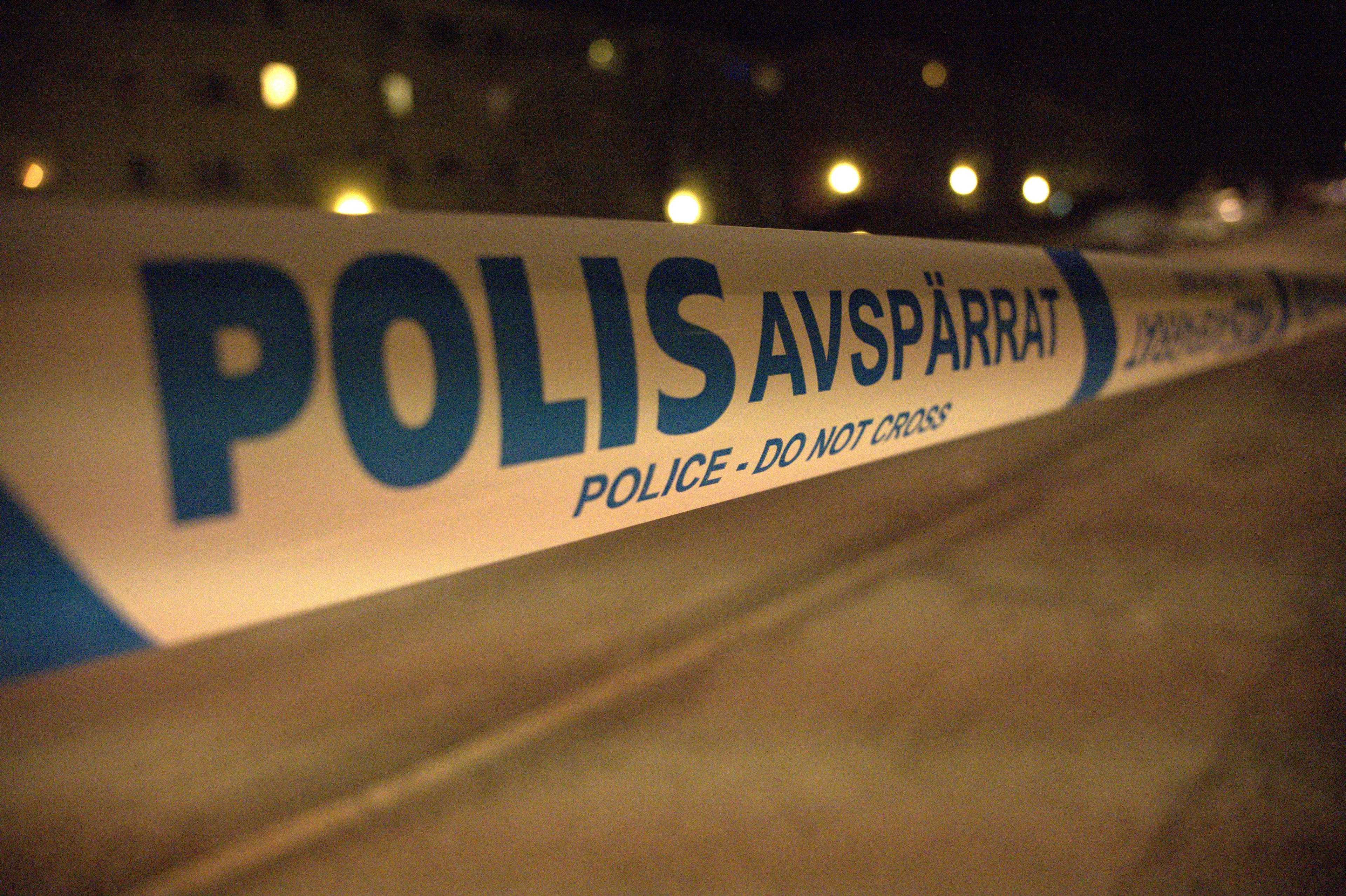 I torsdags gjorde polis och Säpo tillslag i Tyresö söder om Stockholm. Foto: Roger Sahlström. Arkivbild.