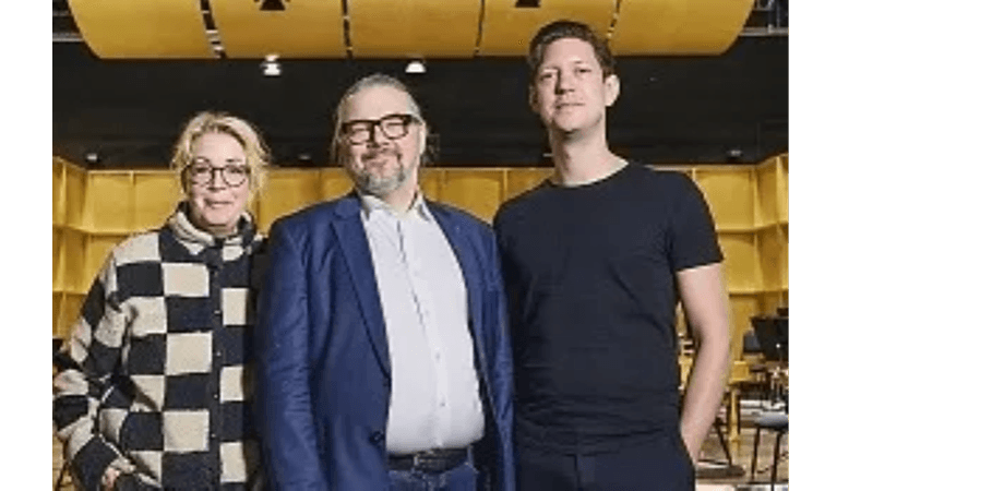 Marita Henningsdotter Lovnér, Anders Uddén och Kristoffer Berglund deltar i projektet. Foto: Pressbild