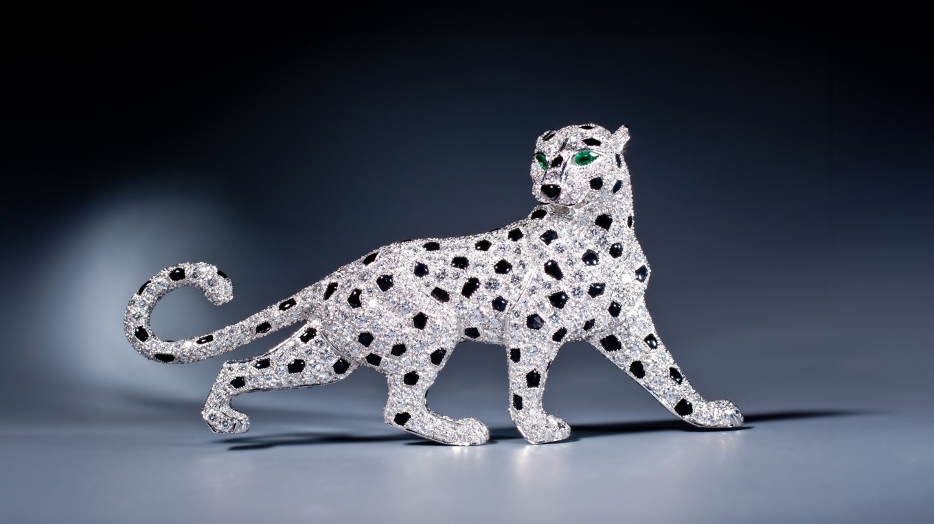 Cartiers berömda ”Panter”-brosch. Foto: Brafa