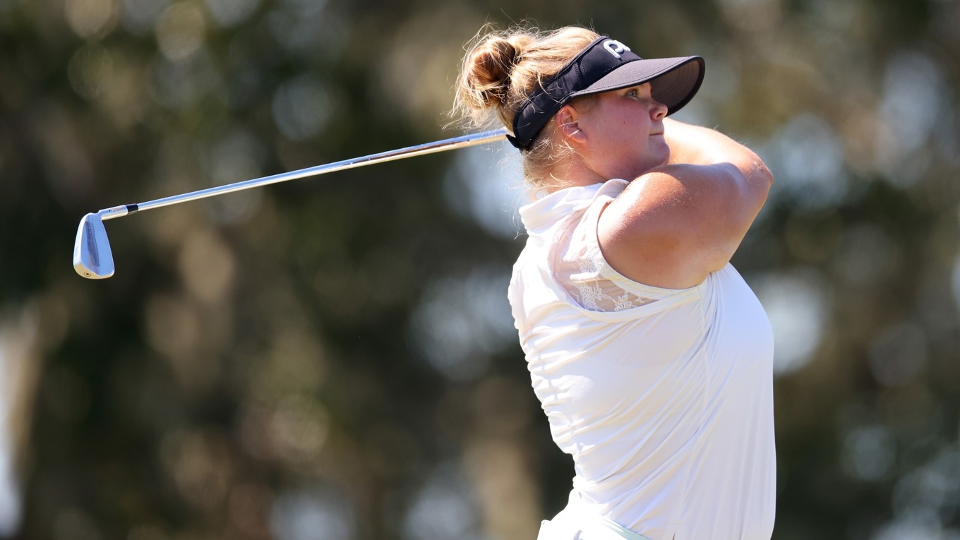 Michaela Finn är klar för LET-touren efter flera år som proffs i USA. Hon ser fram emot att spela under mindre press och samtidigt tjäna mer pengar. Foto: Mike Stobe/Getty Images