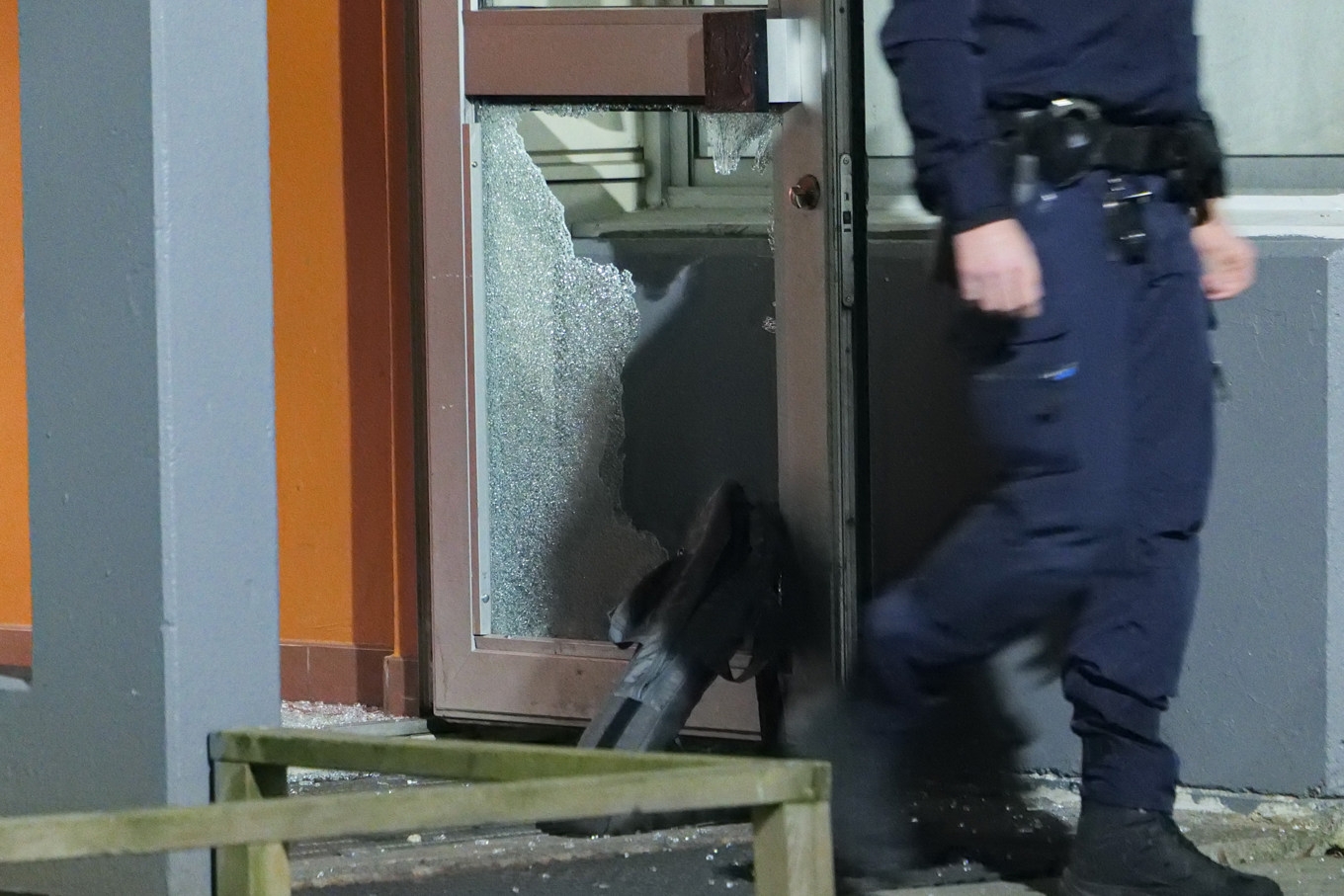 En explosion inträffade under natten till fredagen i ett trapphus till ett flerbostadshus i Malmö, enligt polisen. Foto: Mikael Nilsson/TT
