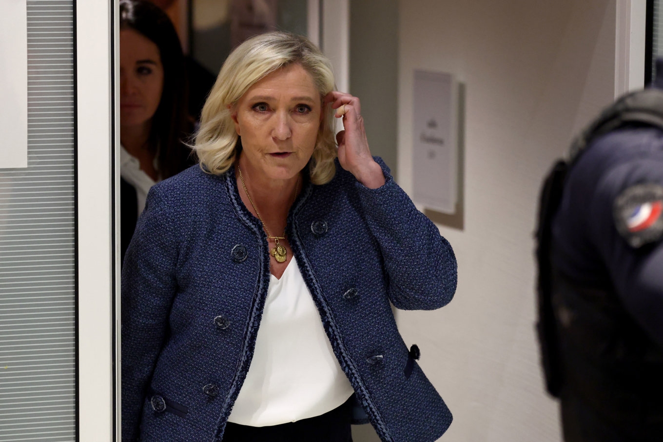 Franska högerledaren Marine Le Pen anses av somliga ha fått en ”politisk dödsdom” emot sig efter förbudet att inneha offentligt ämbete i fem år. Foto: Tom Nicholson/Getty Images